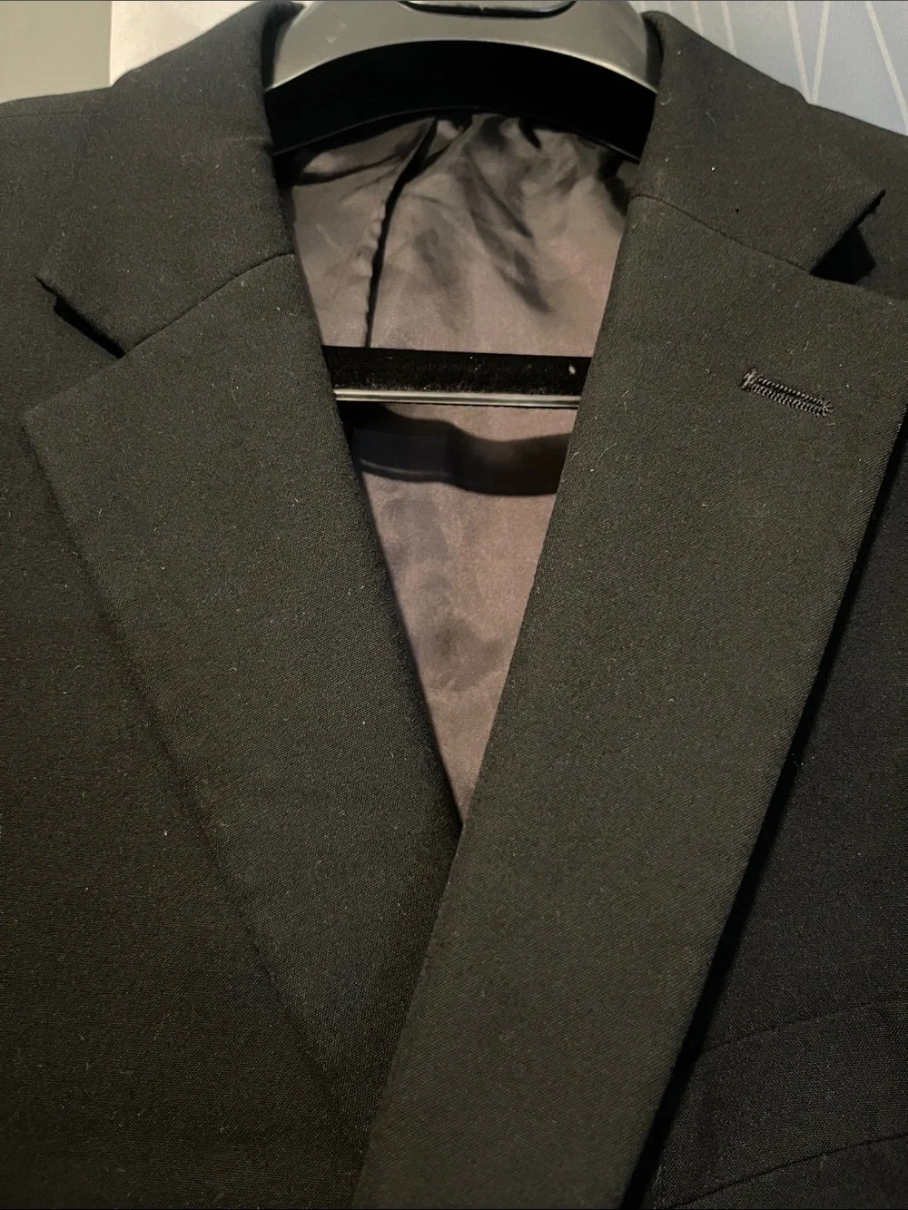 Tommy Hilfiger Blazer Black Single Breasted Pockets Casual Business Work Meeting